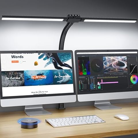 LED Desk Lamp for Home Office Adjustable Flexible Gooseneck Lamp