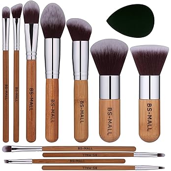 Bamboo Makeup Brush Set 11Pcs